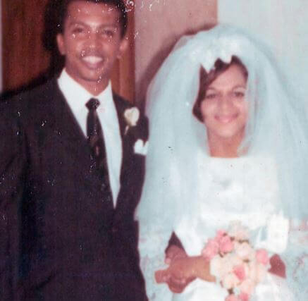 Jennifer Cooper And Her Husband, Vintage Wedding Picture